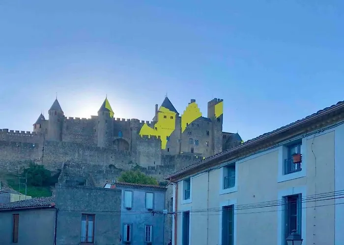 Le Templier Vue Cite Pied Cite Medievale Neuf